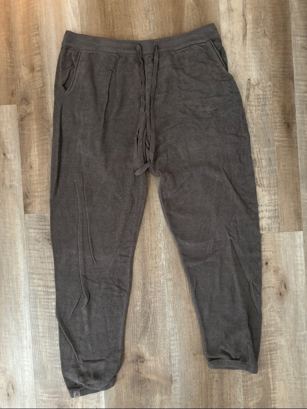 Barefoot Dreams Women's Dark Brown Cozy Sweatpants - Picture 2 of 5